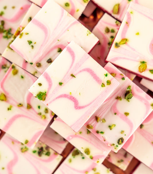 Strawberry Kaju Barfi